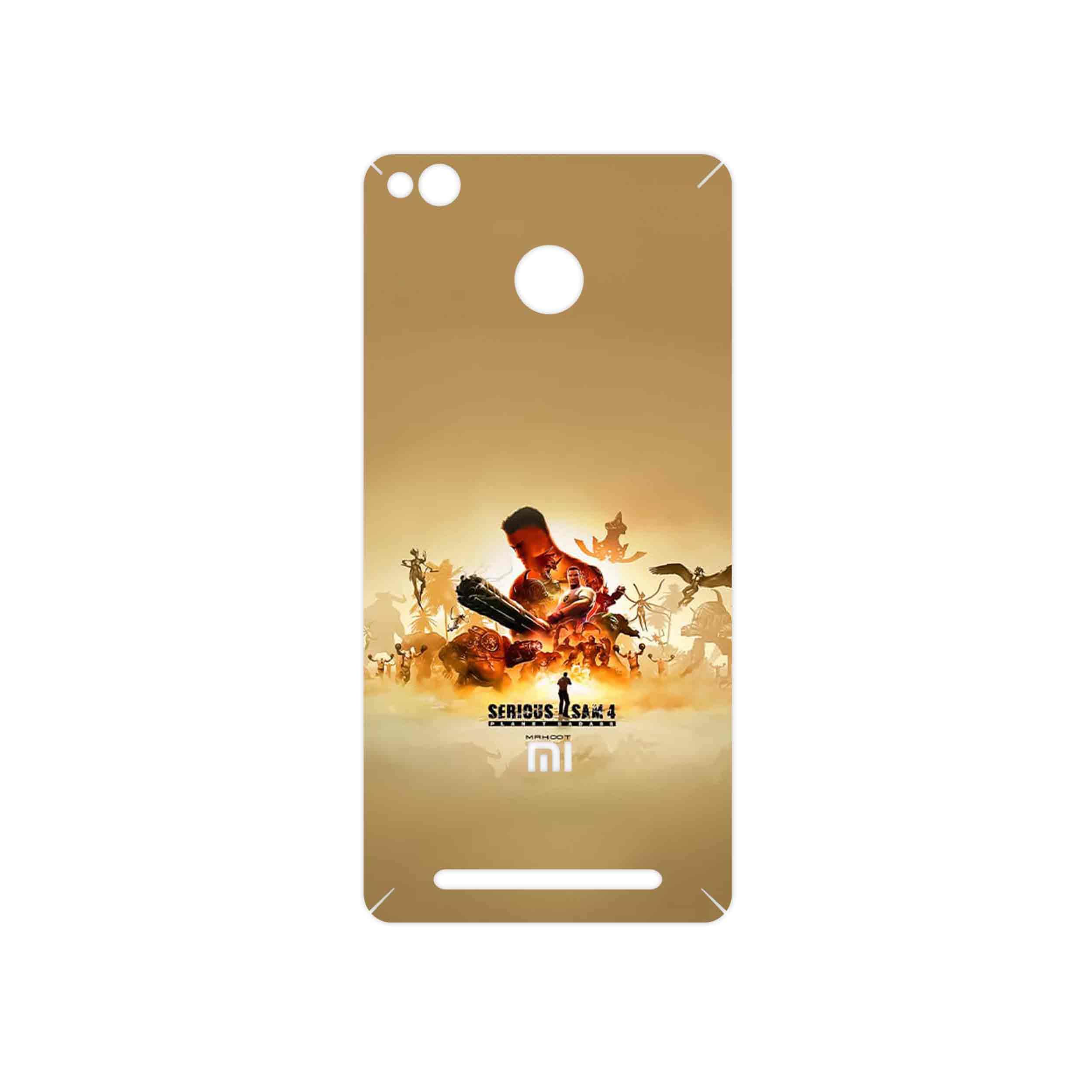 برچسب پوششی ماهوت مدل Serious Sam Game Series مناسب برای گوشی موبایل شیائومی Redmi 3 Pro