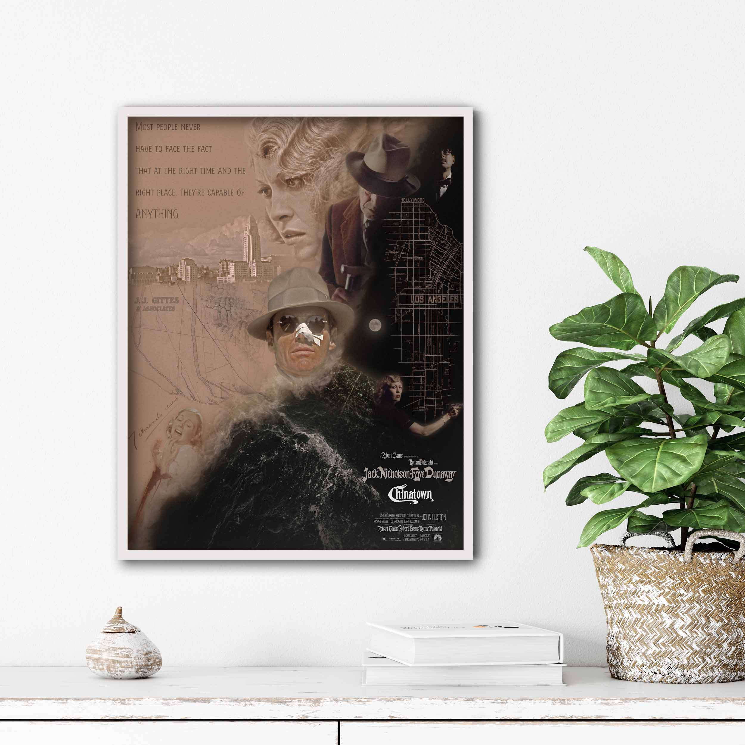 تابلو آتریسا طرح پوستر فیلم chinatown مدل ATm229