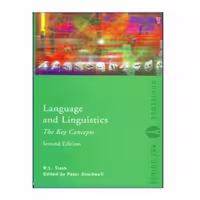 Language And Linguistics The Key Concepts 2nd Edition کتاب