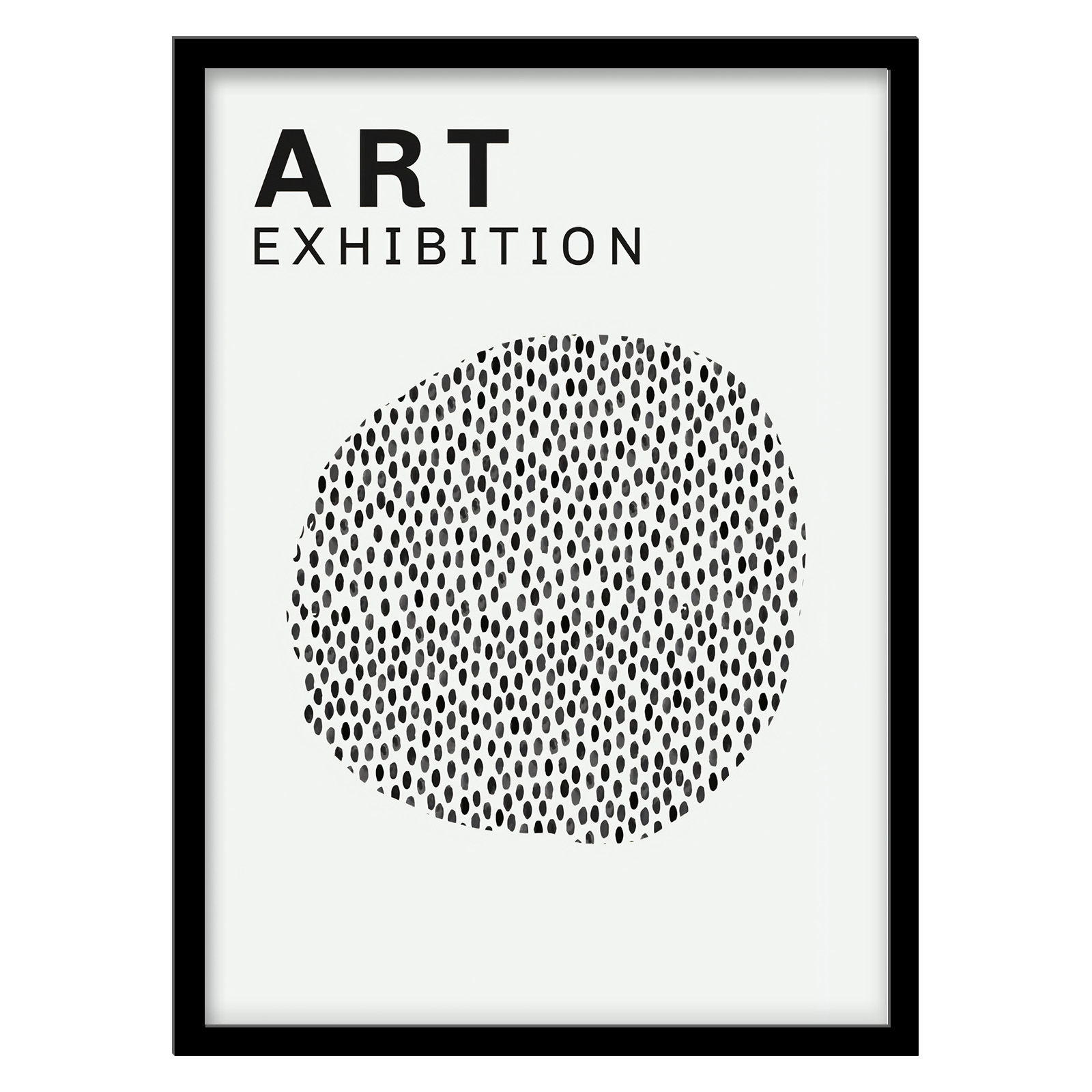 تابلو فورنیمو مدل پوستر مدرن و ابسترکت دات‌آرت کد 0811B