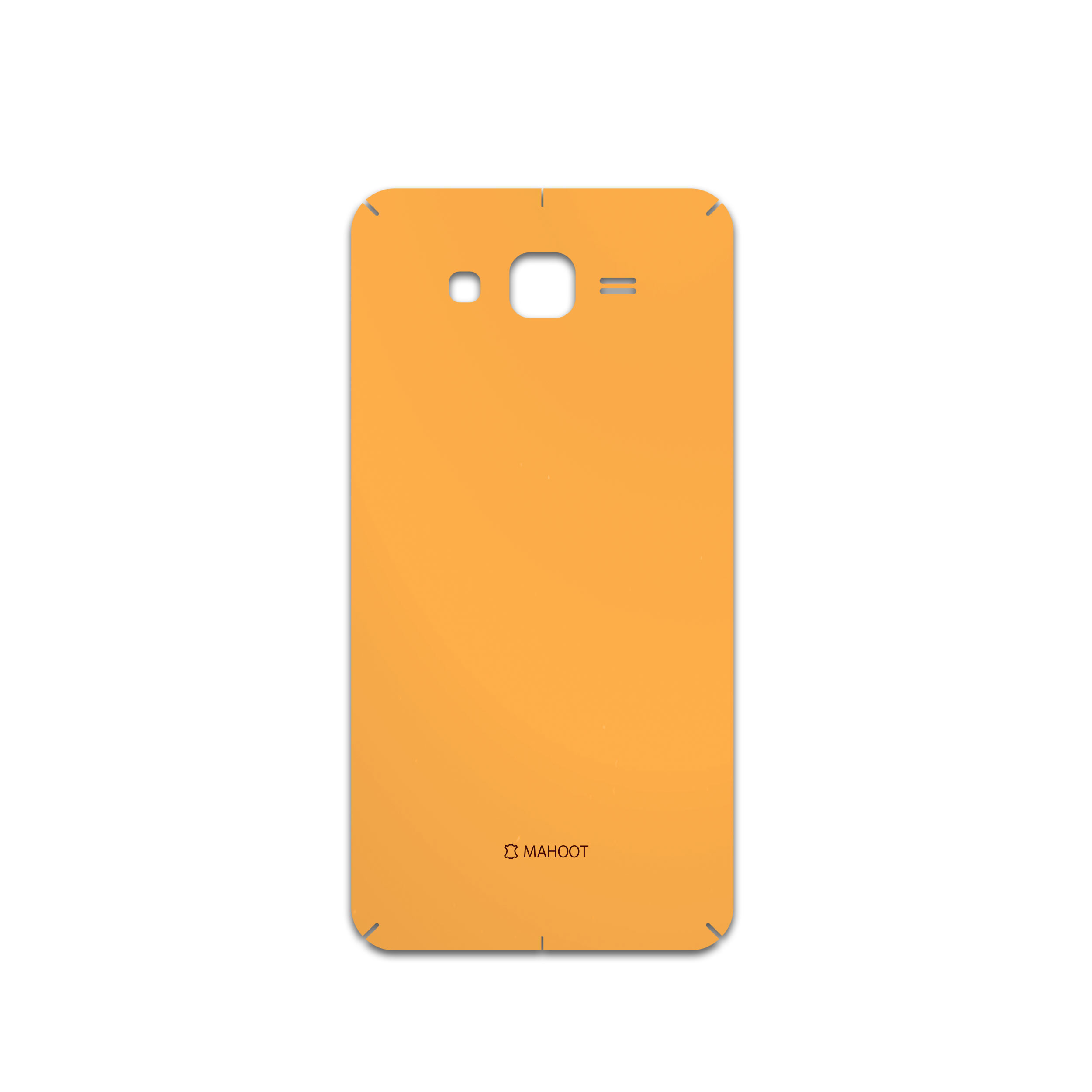 برچسب پوششی ماهوت مدل Matte-Orange مناسب برای گوشی موبایل سامسونگ Galaxy J7 2015