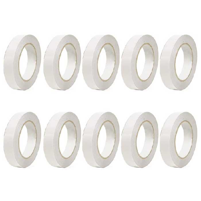 خرید چسب دوطرفه سلولوزی (پوست پیازی) عرض 2 سانتی متر بسته 10 عددی