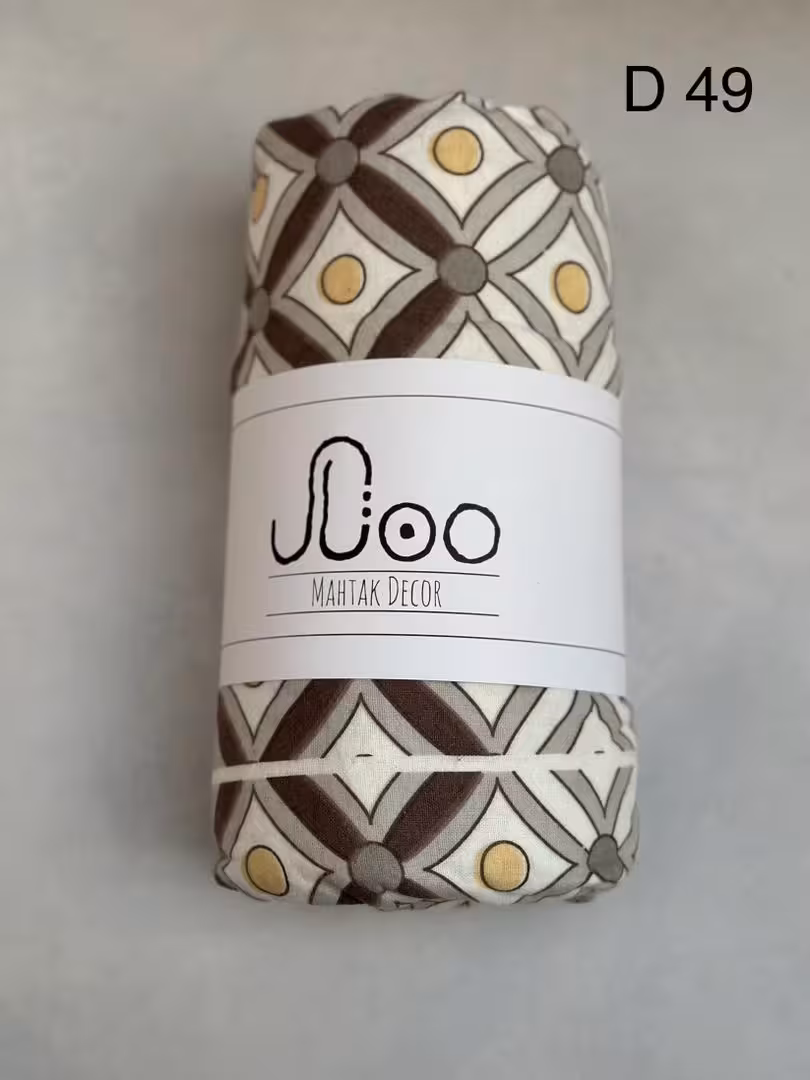 روتختی تک نفره دوتکه کدD49 (کاور تشک،یک عدد روبالشتی)