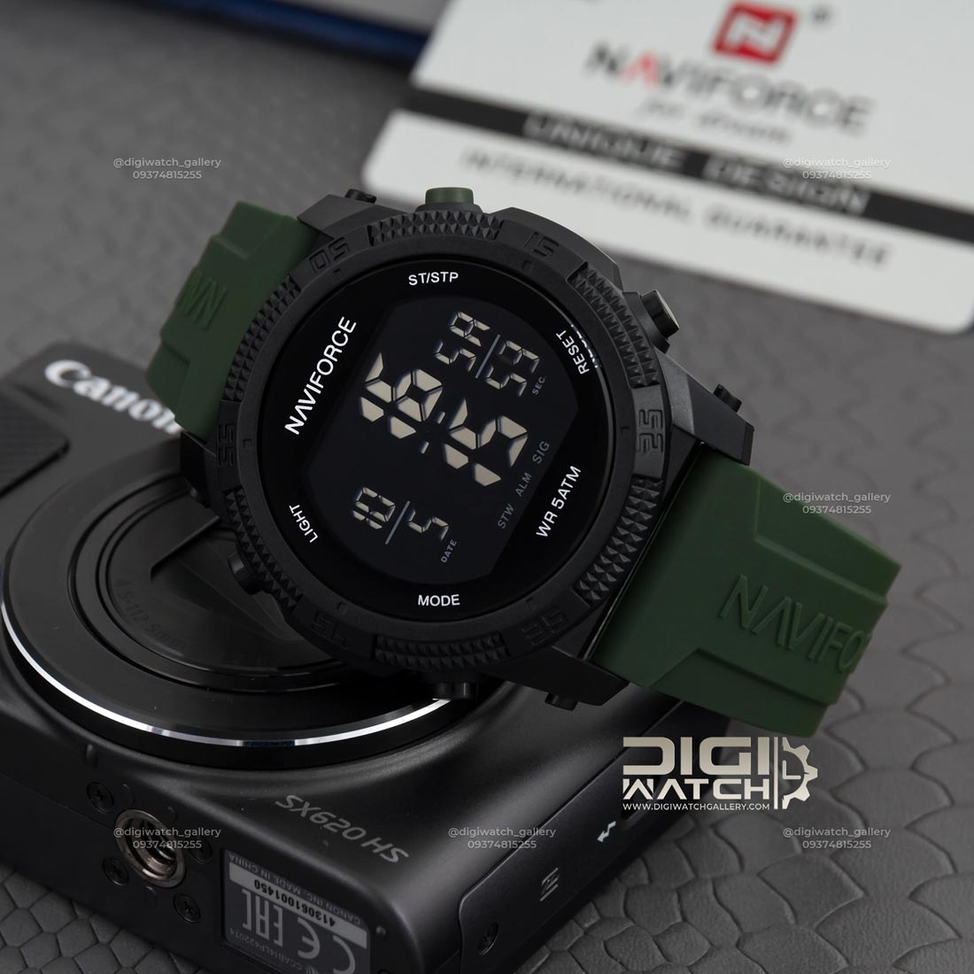 ساعت اورجینال مردانه نیوی فورس مدل NAVIFORCE NF7104 B/GN