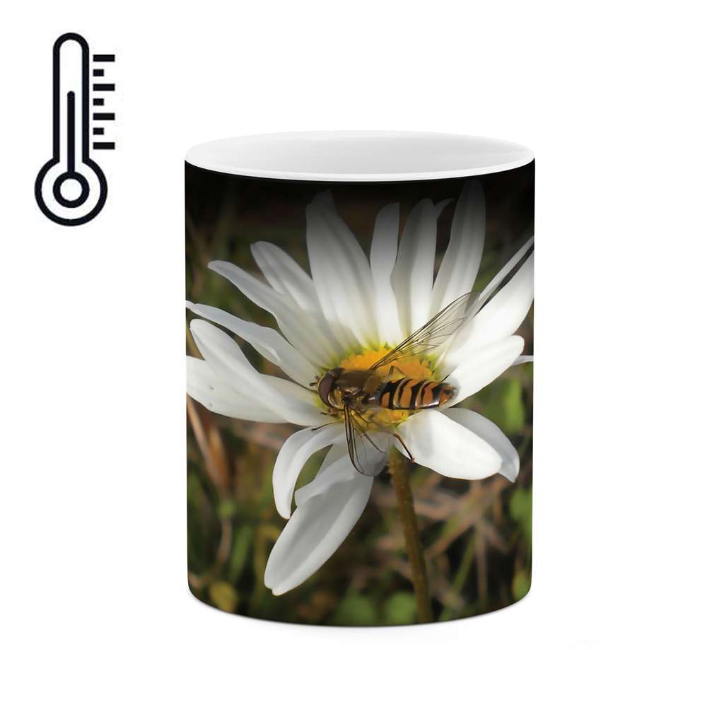 ماگ حرارتی طرح گل مدل mgh04912