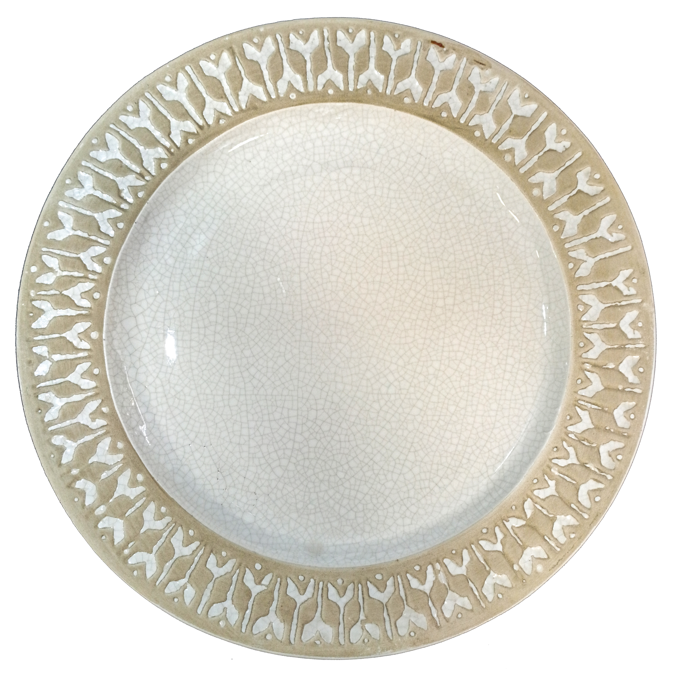 بشقاب دیوارکوب سفالی مدل رویال