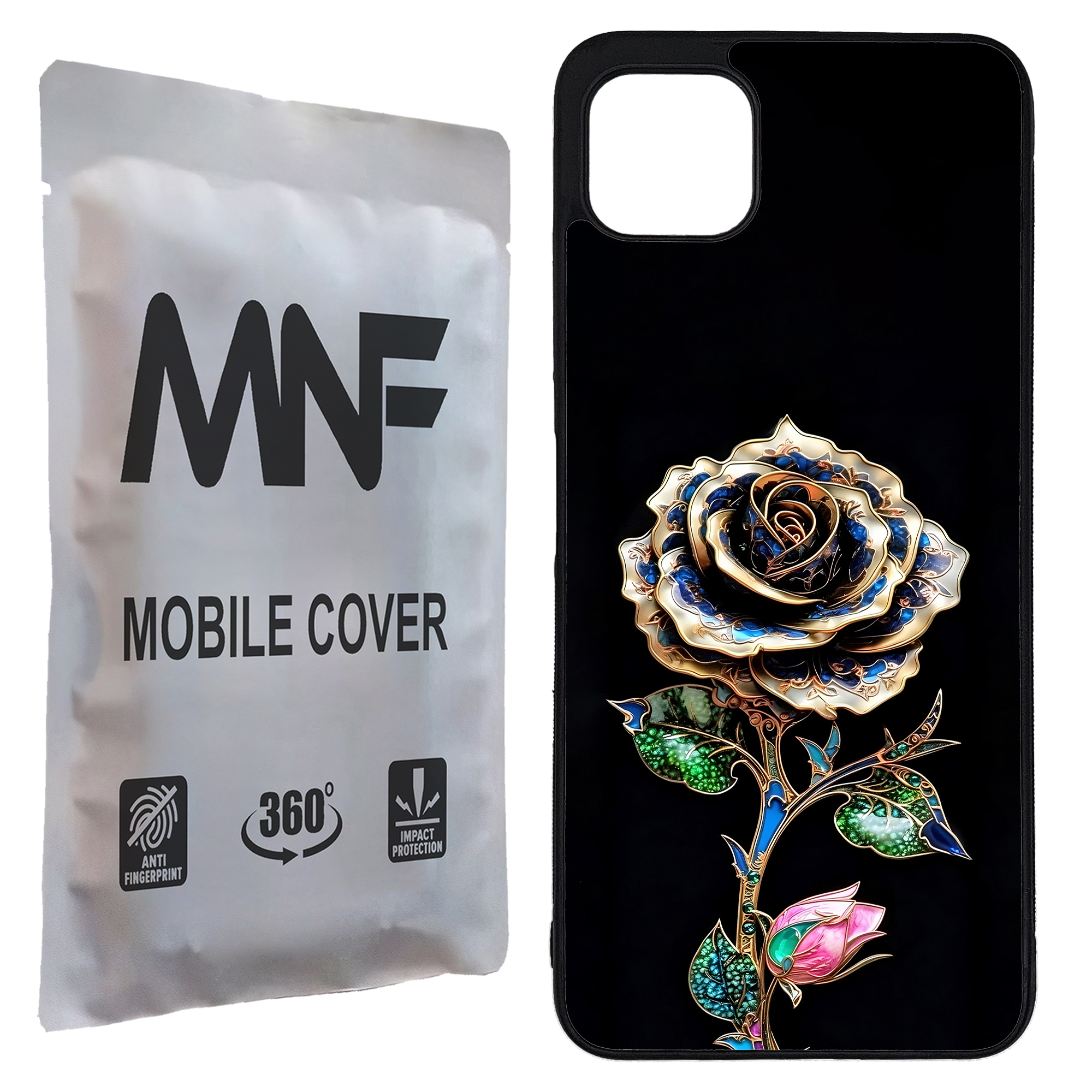 کاور ام ان اف طرح گل کد P-047 مناسب برای گوشی موبایل سامسونگ Galaxy A22 5G