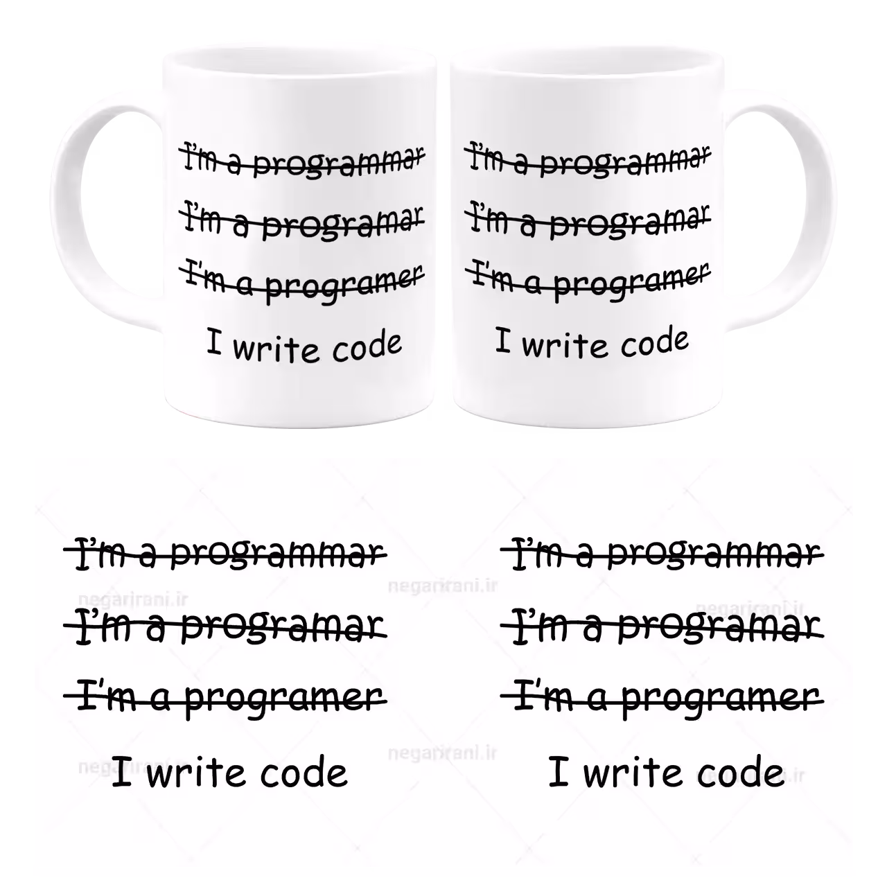 ماگ i write code مدل Z33