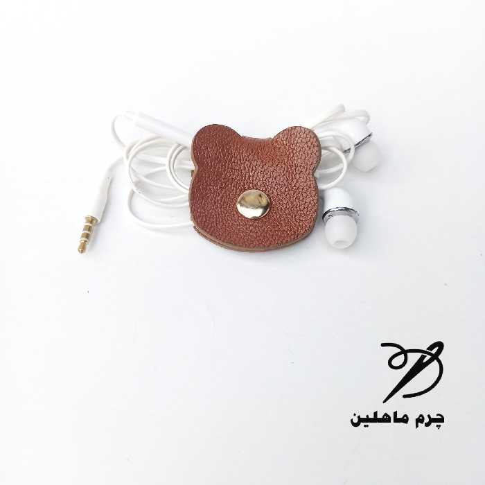 جا هندزفری چرمی فانتزی دستدوز