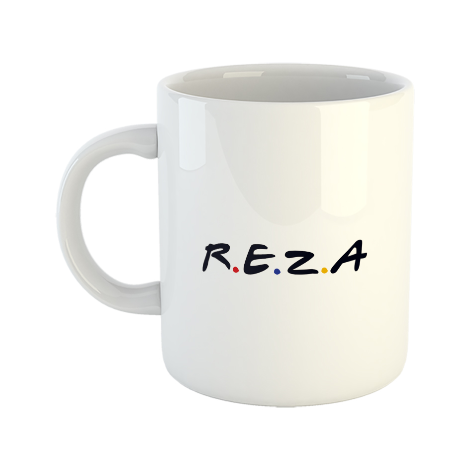 ماگ طرح فرندز مدل رضا