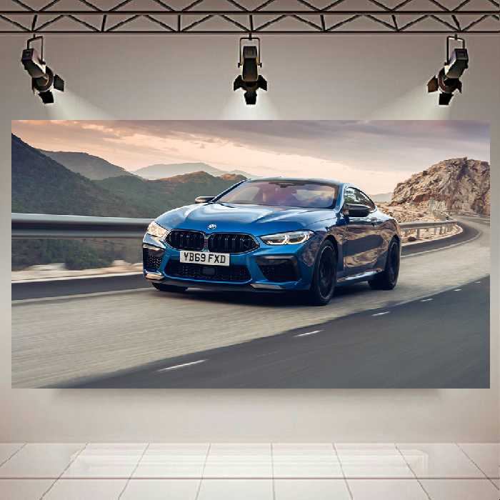 تابلو بوم طرح ماشین مدل بی ام و M8 کد AR4460