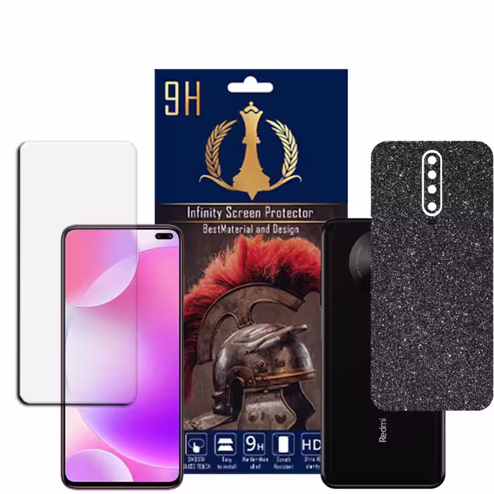 برچسب پوششی اینفینیتی مدل PRO MAX مناسب برای گوشی موبایل شیایومی REDMI K30 REDMI K30I POCO X2 به همراه محافظ صفحه نمایش