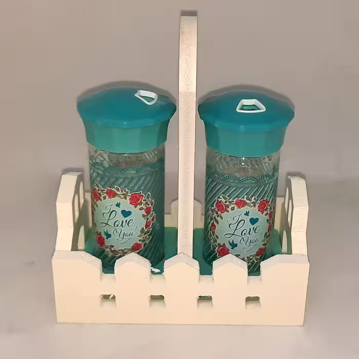 ست جای ادویه 2 پارچه کد GLG 1006