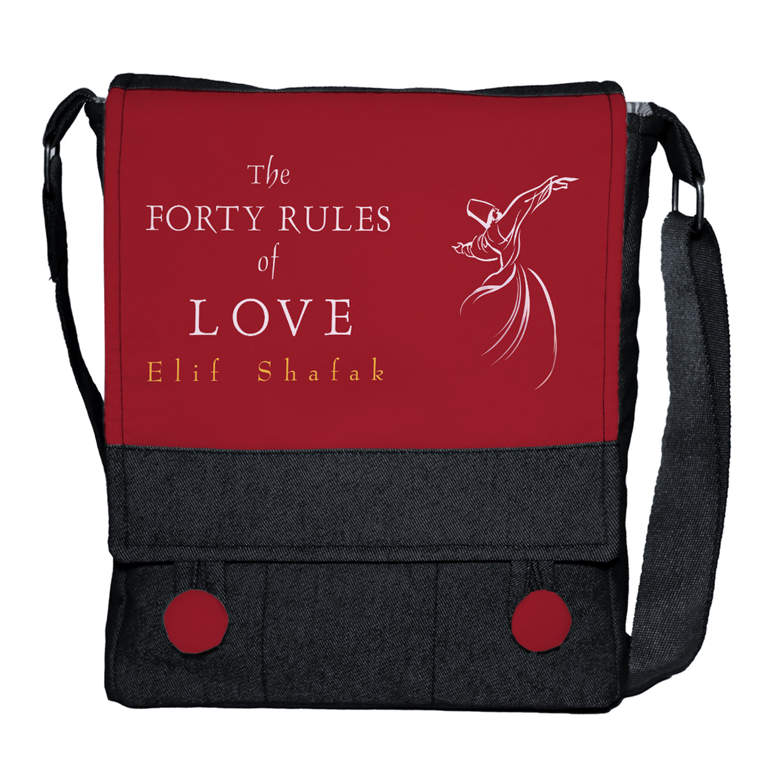 کیف رودوشی چی چاپ طرح ملت عشق