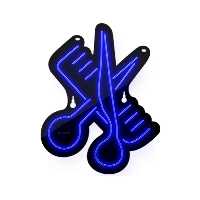 چراغ دیواری نئون دیزاین طرح Barber-BL_BL