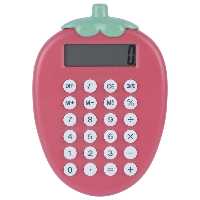 ماشین حساب فانتزی طرح توت فرنگی