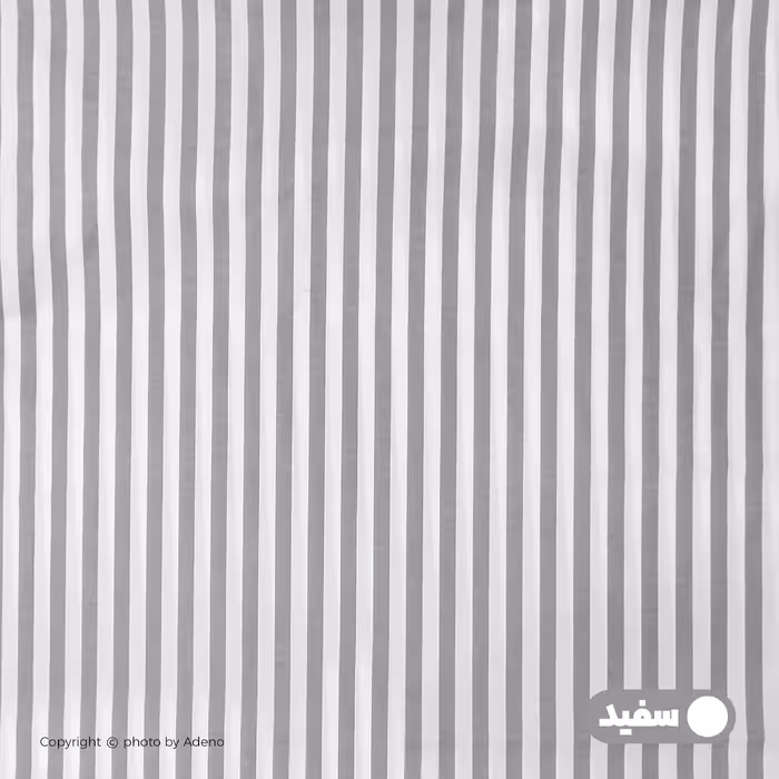 ملحفه آدنو مدل راه راه کد IR90 دونفره سایز 180x200 سانتی متر