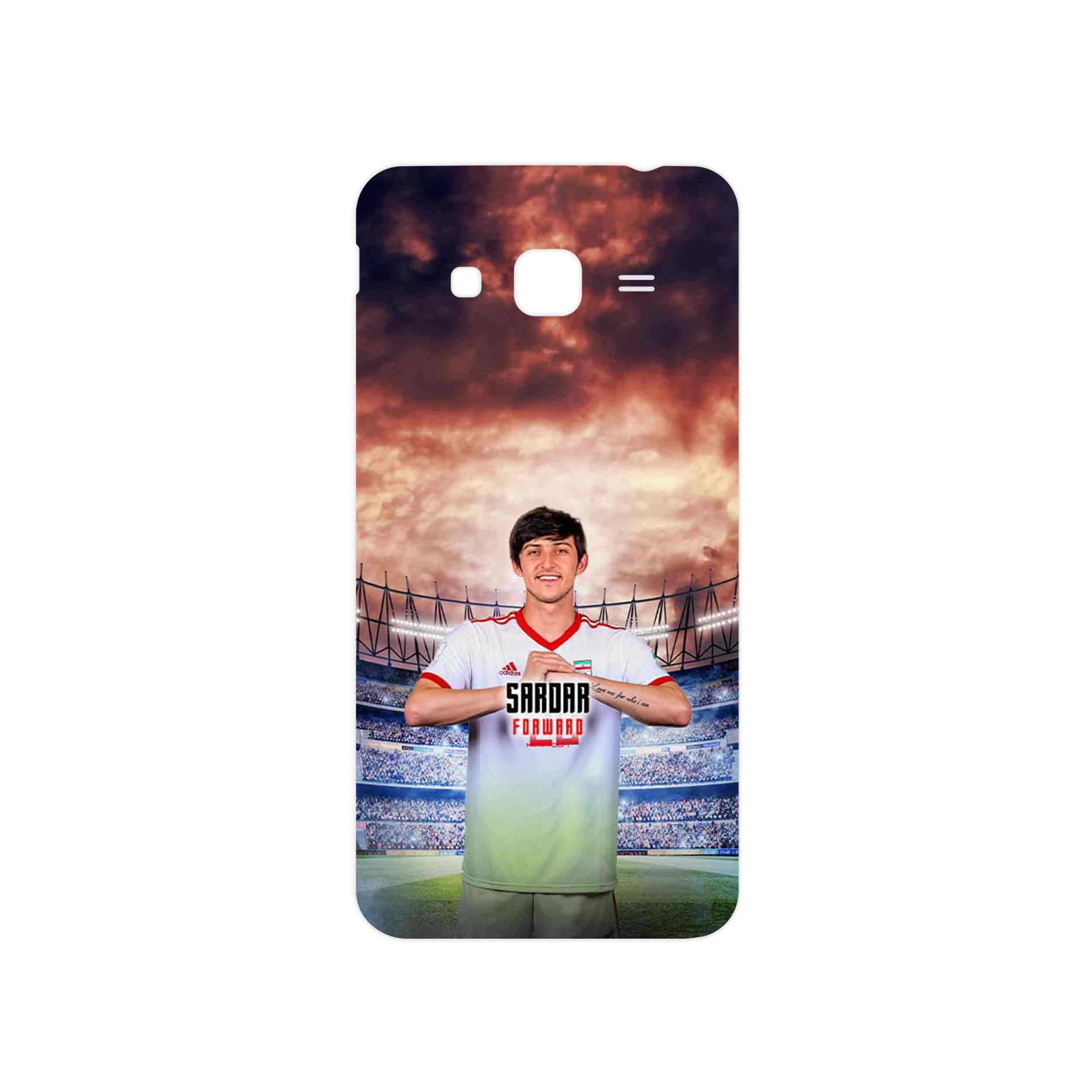 برچسب پوششی ماهوت مدل Sardar Azmoun مناسب برای گوشی موبایل سامسونگ Galaxy J3 2016