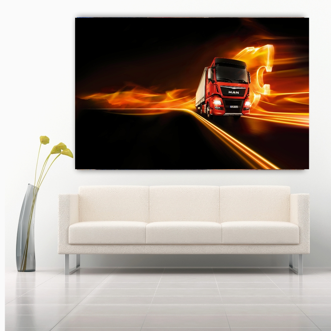 تابلو بوم طرح کامیون مدل MNA کد SDB1204