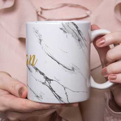 ماگ طرح مرمر مدل فرزان