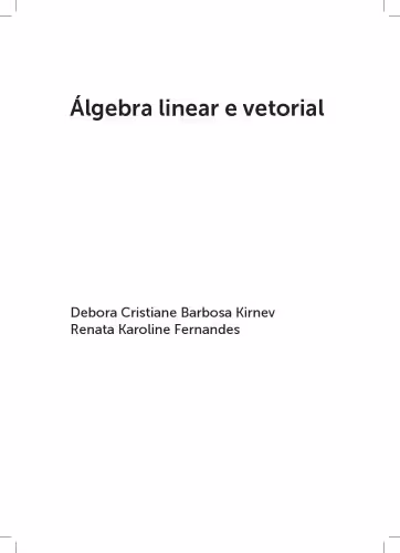 خرید و دانلود نسخه کامل کتاب Álgebra linear e vetorial