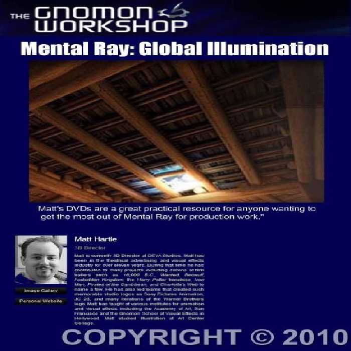 the gnomon workshop-mental ray Global illumination in maya