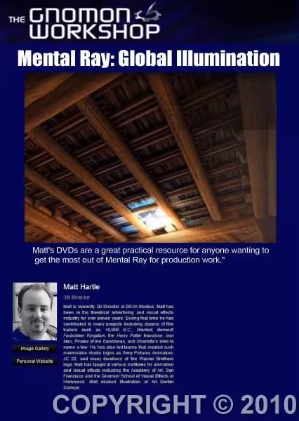 the gnomon workshop-mental ray Global illumination in maya