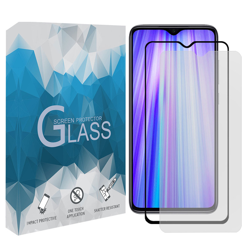 محافظ صفحه نمایش مدل FTGSP مناسب برای گوشی موبایل شیائومی Redmi Note 8 Pro مجموعه دو‌ عددی | کالا برتری