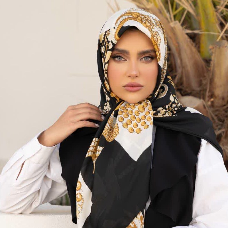 روسری وال ترک کد 027، عرض 140، مناسب برای محرم