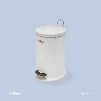 سطل زباله 12 لیتر سفید یونیک کد محصول: UN-4120