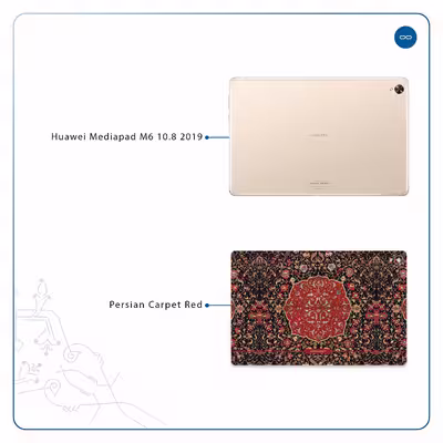 برچسب پوششی ماهوت مدل Iran-Carpet6 مناسب برای تبلت هوآوی Mediapad M6 10.8 2019