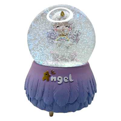 گوی موزیکال مدل پمپی فرشته مهربون طرح  Angel کد PA2034
