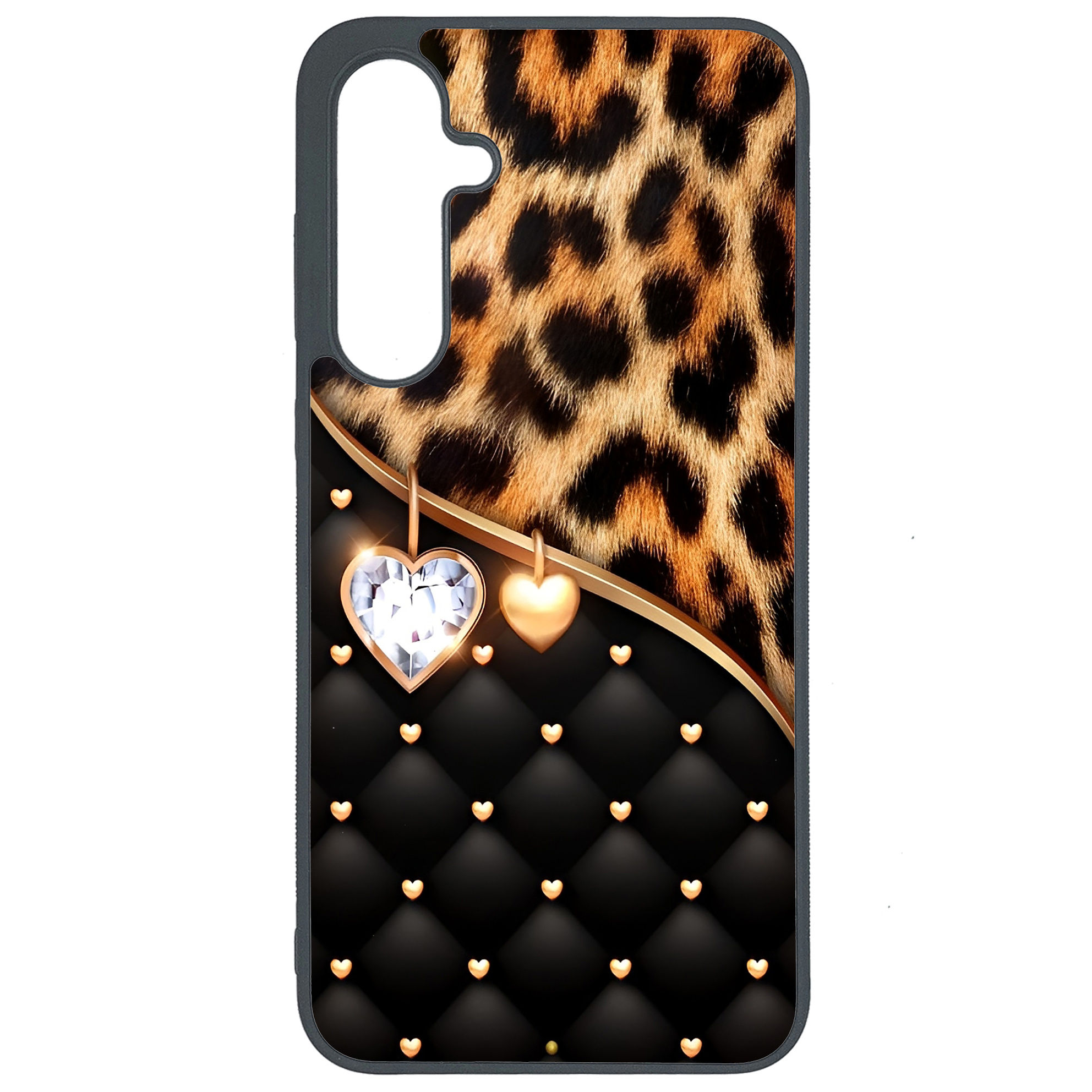 کاور طرح پلنگی کد G-029 مناسب برای گوشی موبایل سامسونگ Galaxy A35 | دیجی قاب دونی