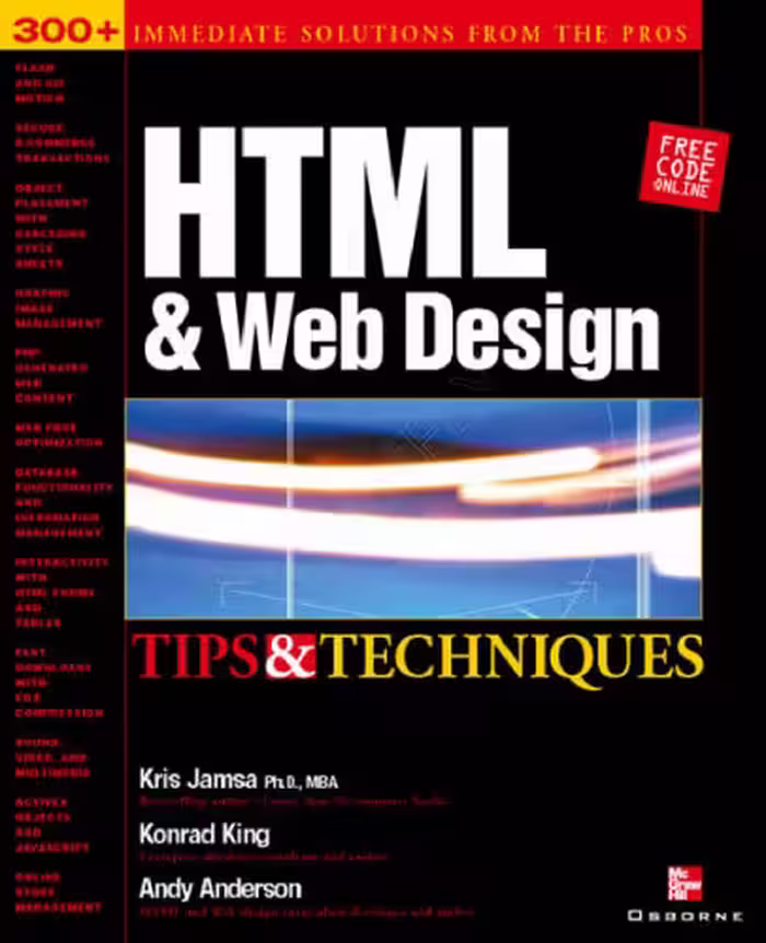 خرید و دانلود نسخه کامل کتاب HTML and Web Design