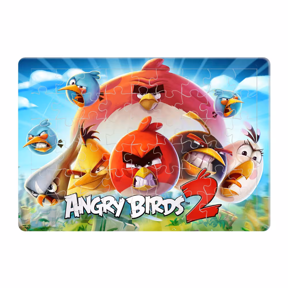 پازل 54 تکه طرح Angry Birds مدل P161