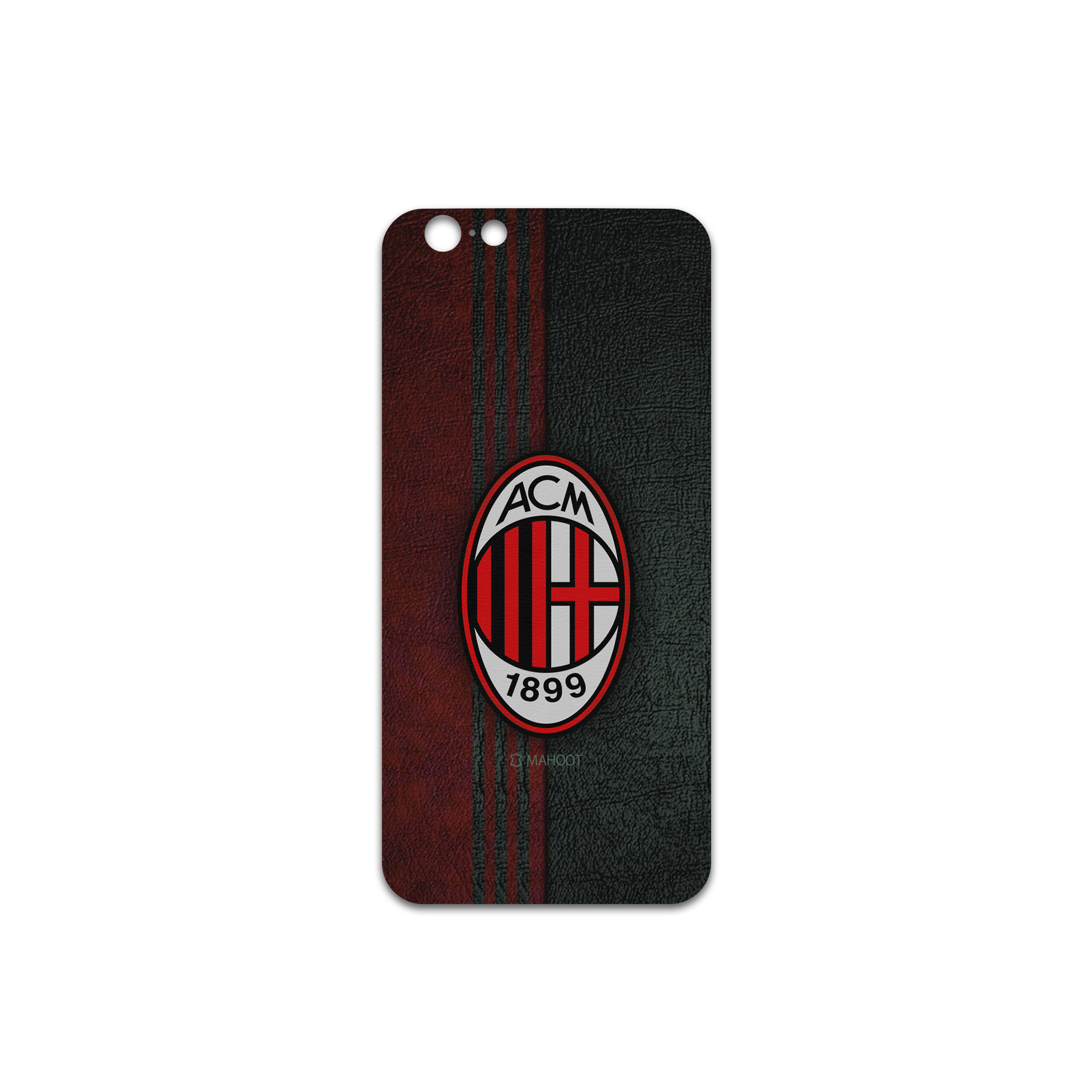 برچسب پوششی ماهوت مدل AC-Milan-FC مناسب برای گوشی موبایل اپل iPhone 6s