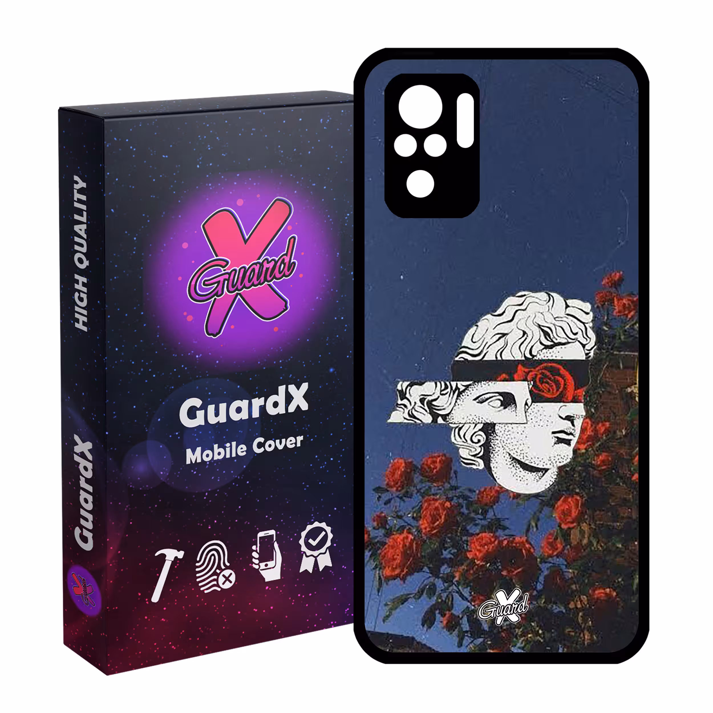 کاور گارد ایکس طرح Art مدل Glass10010 مناسب برای گوشی موبایل شیائومی Redmi Note 10 4G / Note 10S