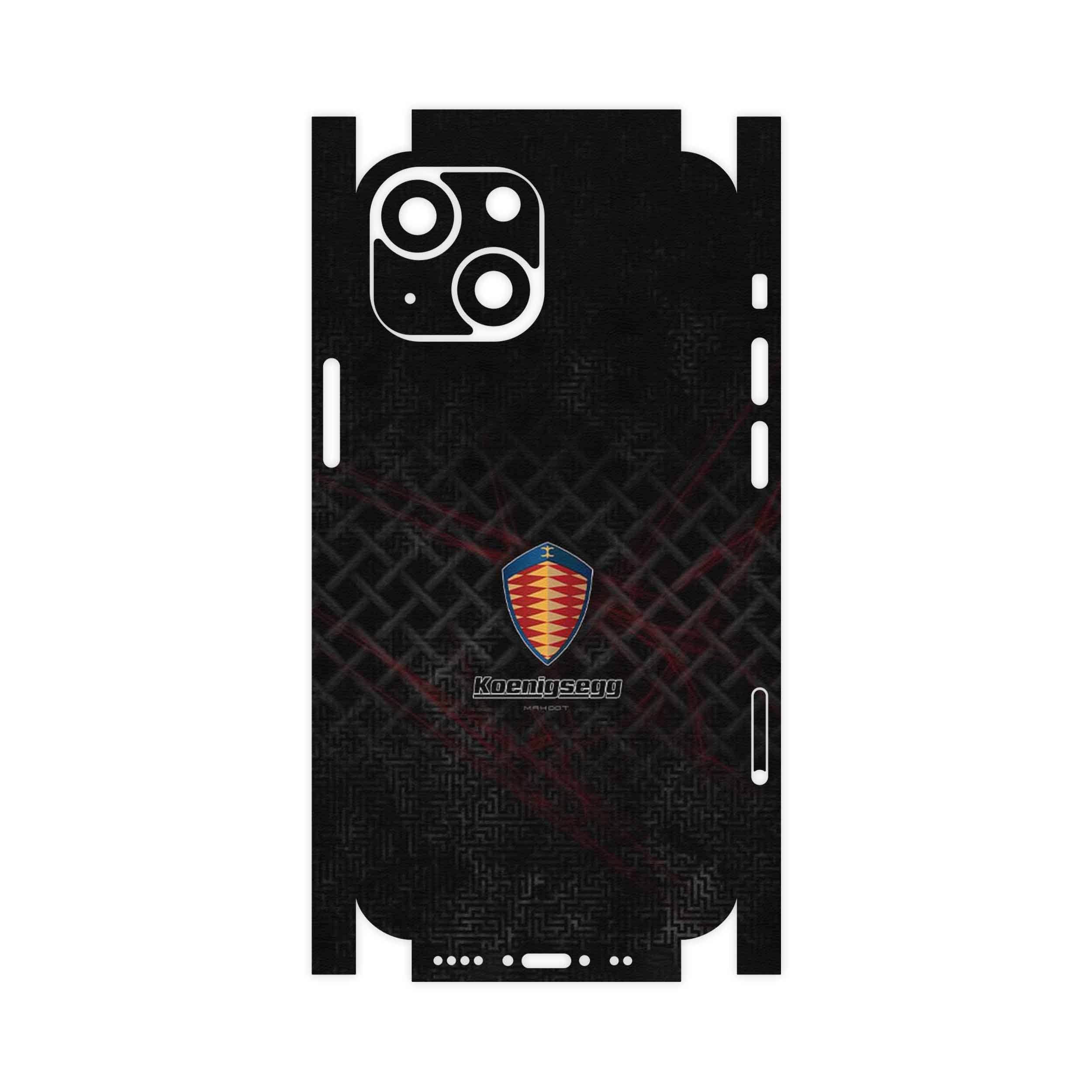 برچسب پوششی ماهوت مدل Koenigsegg Automotive AB-FullSkin مناسب برای گوشی موبایل اپل iPhone 13 Mini