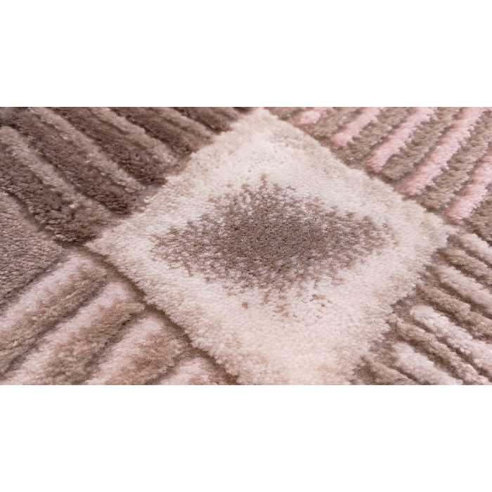 فرش ماشینی زمرد مشهد مدل HA03 زمینه بژ