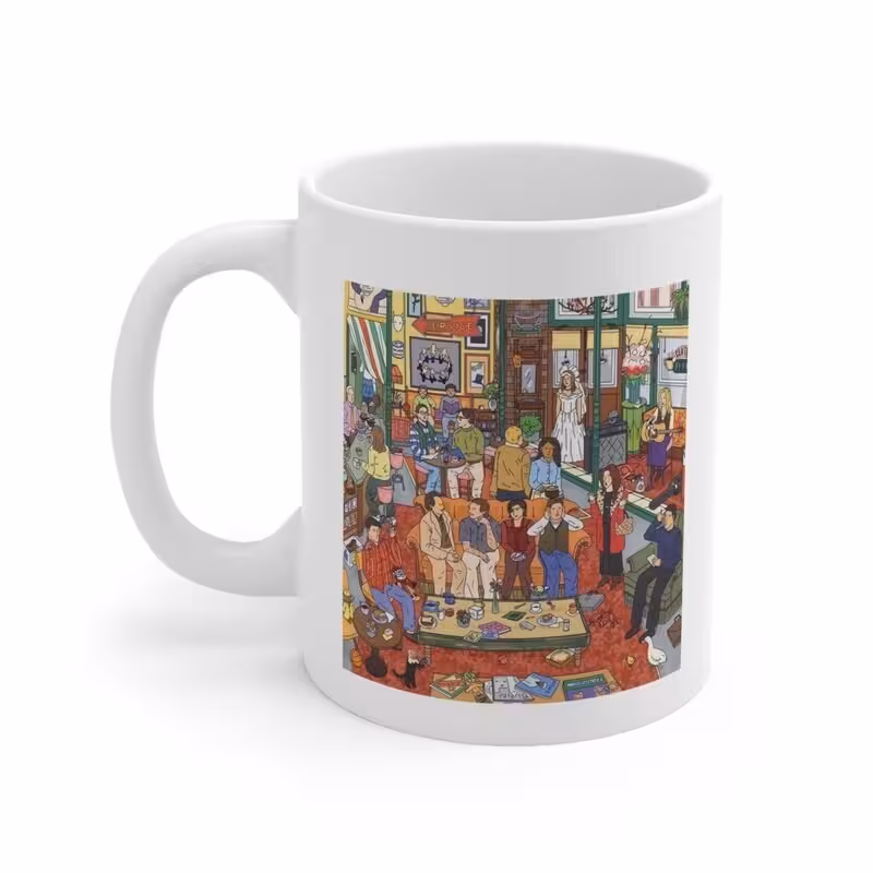 ماگ طرح سریال فرندز دوستانSeries Friends TvمدلNM1127