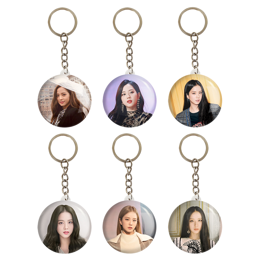 جاکلیدی خندالو مدل جیسو بلک پینک کد 678B مجموعه 6 عددی