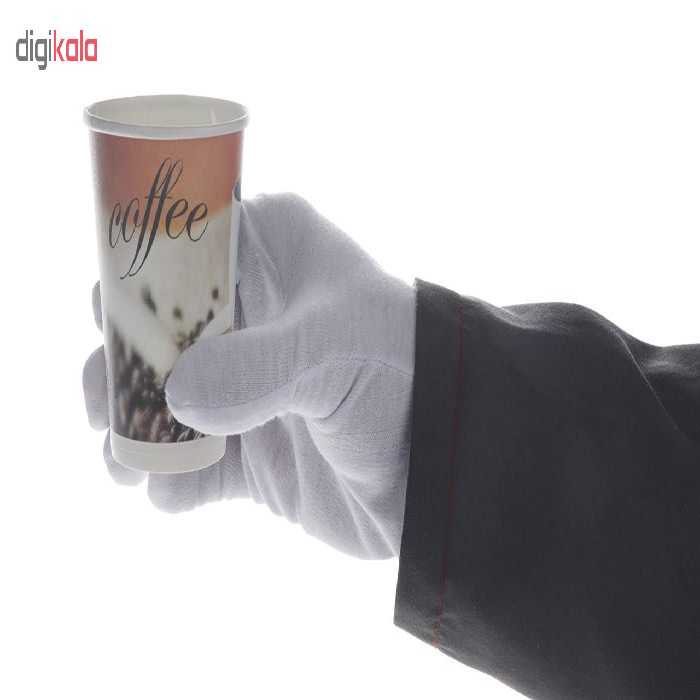 لیوان یکبار مصرف کاغذی الین پلاست مدل KGH3-20 بسته 20 عددی