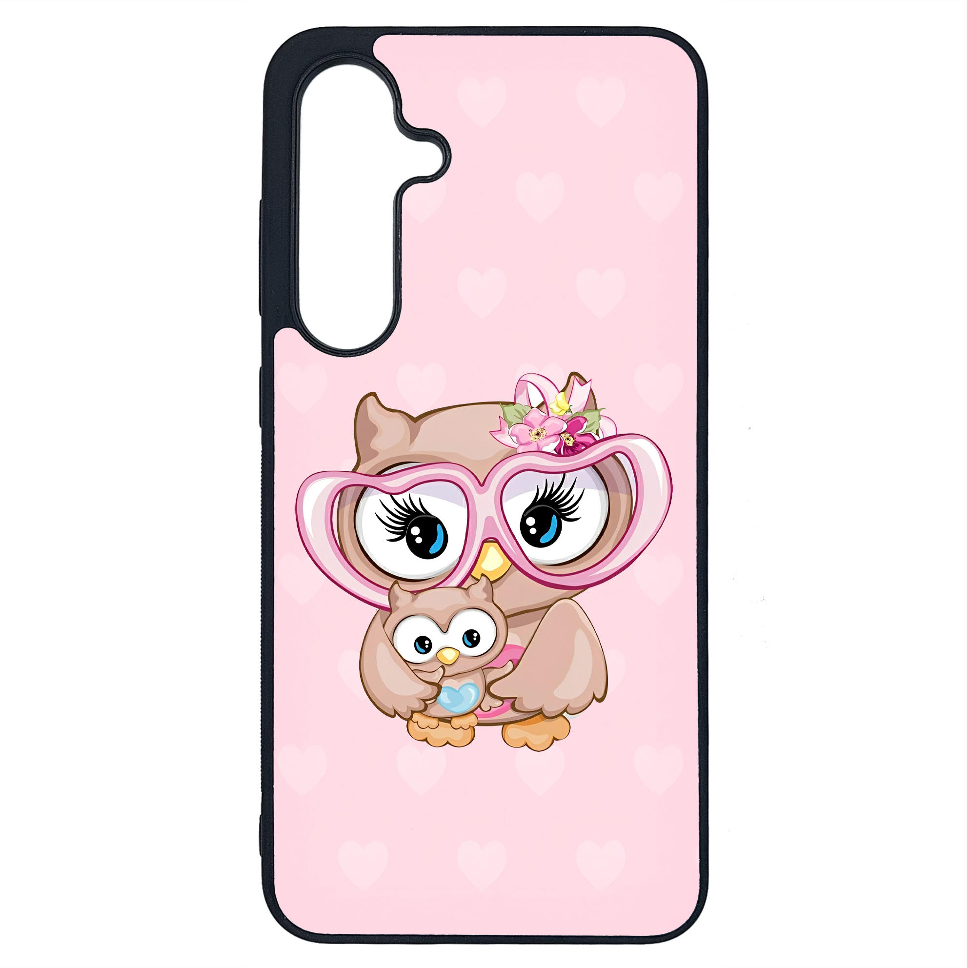 کاور طرح بچه جغد کد G-224 مناسب برای گوشی موبایل سامسونگ Galaxy S24 FE | دیجی قاب دونی