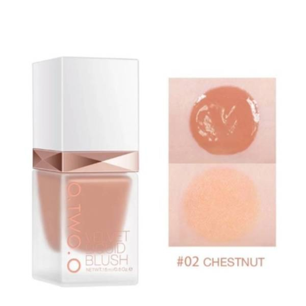 رژگونه مایع او تو او مدل Fast کد2 رنگ رزگلد حجم 15 میلی لیتر