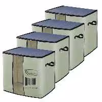 ساک لباس لیلیوم مدل Barcode بسته 4 عددی | کالا مکس