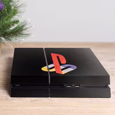 برچسب پلی استیشن ۴ مدل ps4 fat طرح logo ps4 کد PS-1028
