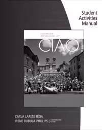 خرید و دانلود نسخه کامل کتاب Student Activity Manual for Riga/Phillips' Ciao! (8th Edition) - pdf