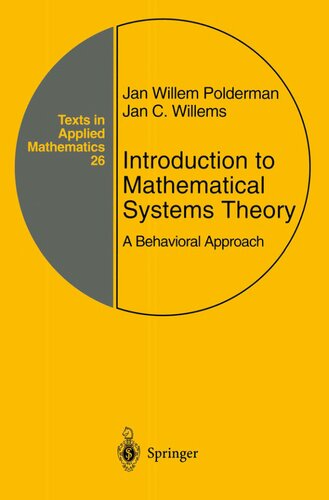 خرید و دانلود نسخه کامل کتاب Introduction to Mathematical Systems Theory. A Behavioral Approach