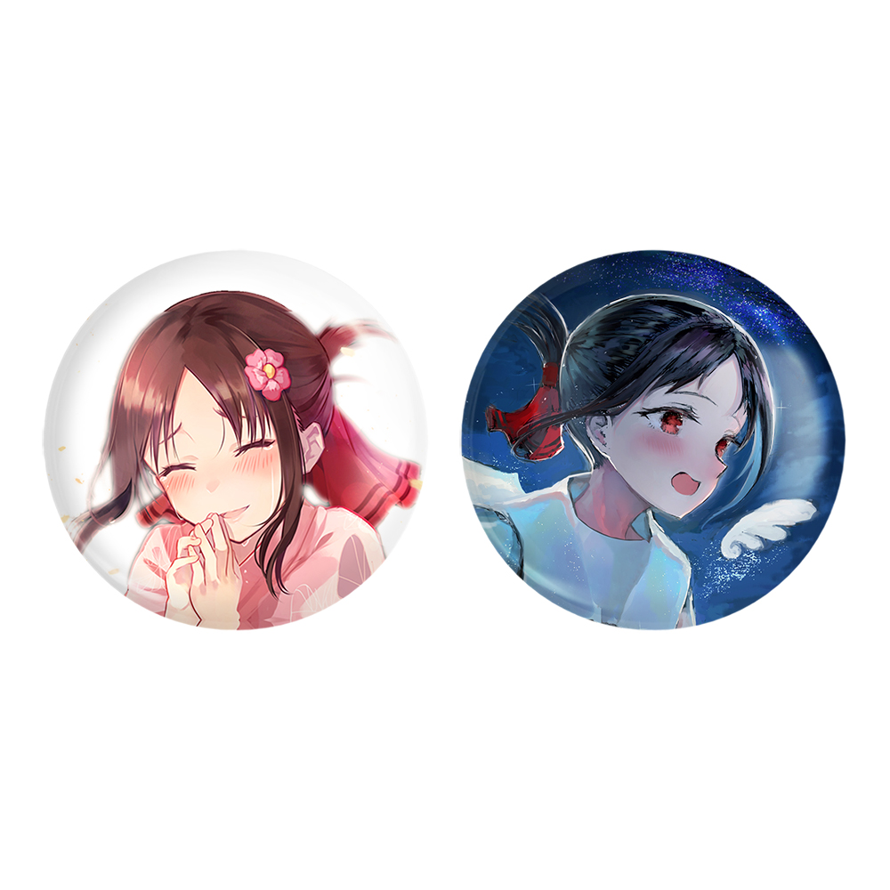 پیکسل خندالو مدل کاگویا ساما و کاگویا شینومیا انیمه کاگویا ساما کد 1602716029 مجموعه 2 عددی