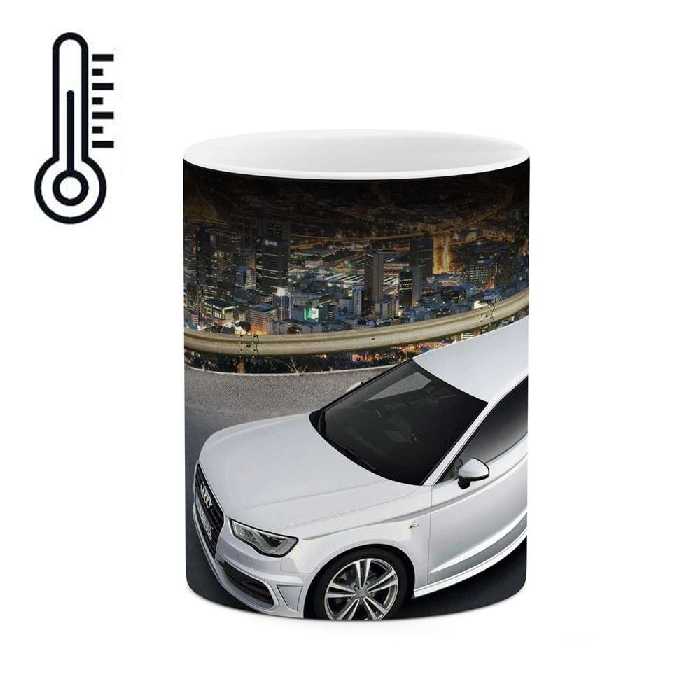 ماگ حرارتی طرح ماشین Audi A3 مدل mgph15167